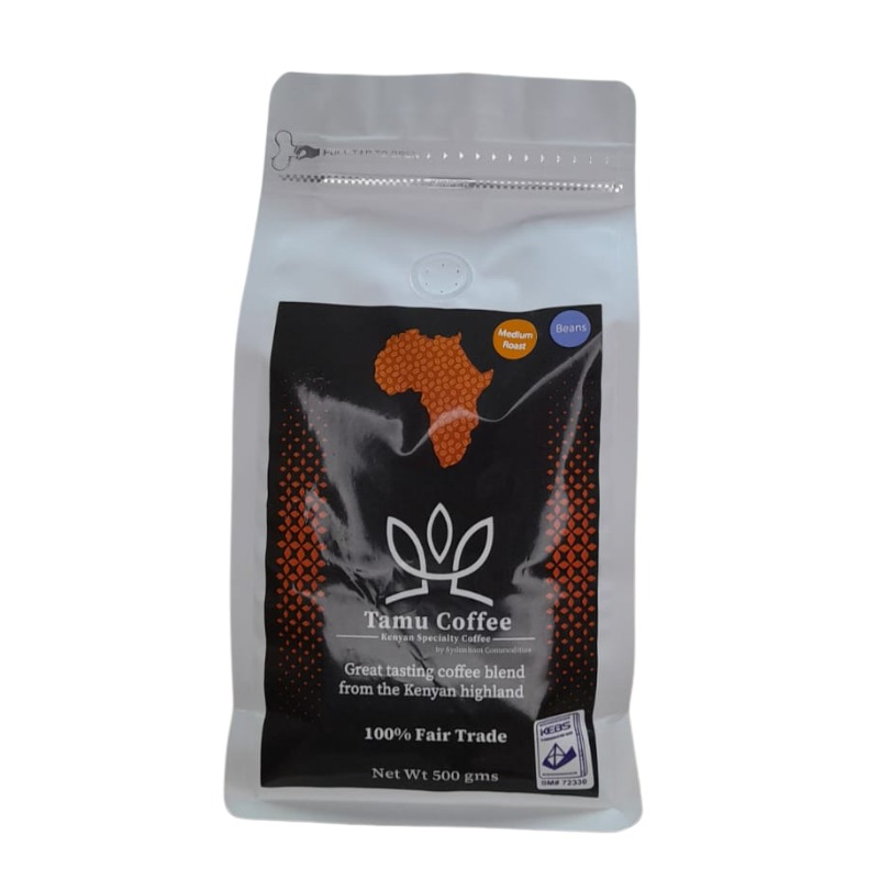 Tamu Coffee Medium/Dark Roast Beans 500g