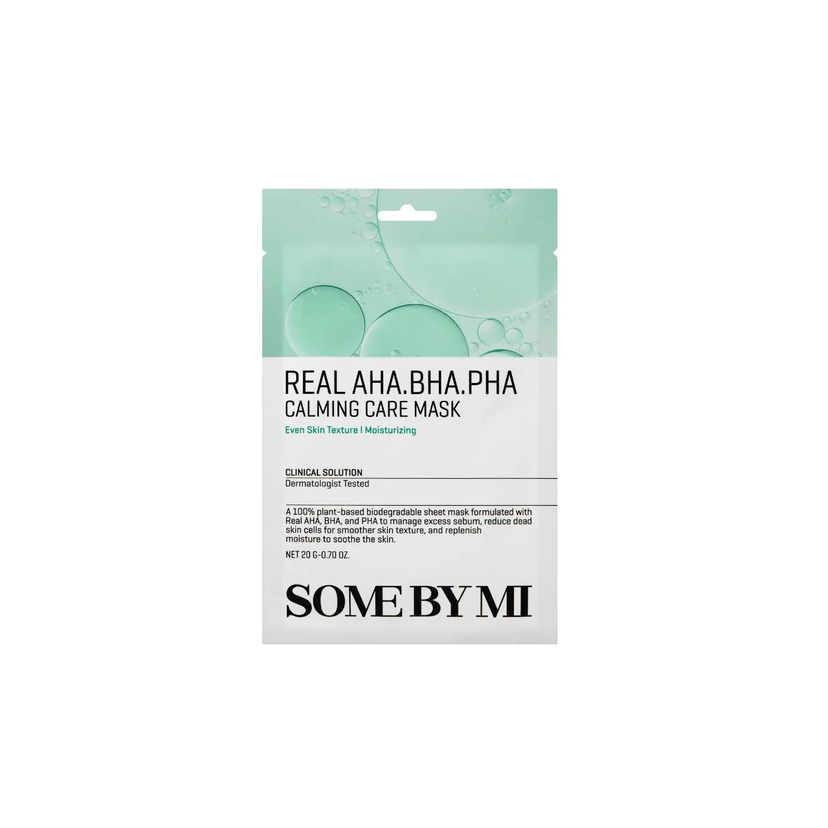SOME BY MI Real AHA-BHA-PHA Calming Care Mask